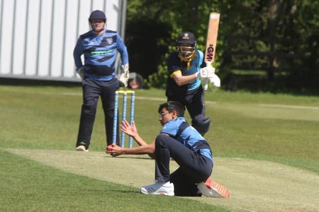 Well held... action from Barby's NCL Division One win over Desborough (Picture: Finbarr Carroll)