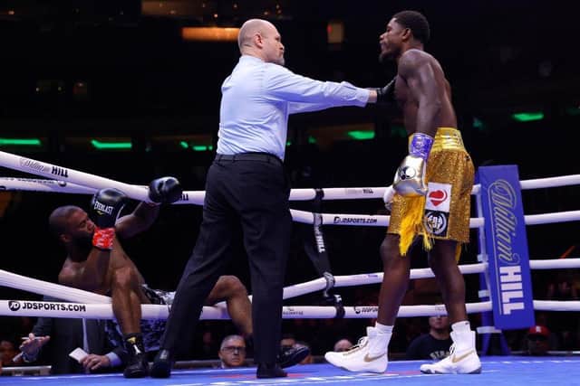 Austin Williams was a first round winner against Chordale Booker at Madison Square Garden in April