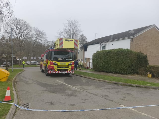 Firefighters were called to a fire, which started in a bedroom, at around 6am on Wednesday March 4.