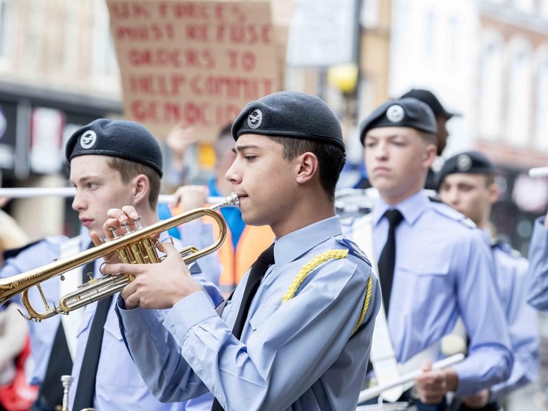 The Armed Forces Day celebrations in Northampton town centre held on Saturday (June 29) included entertainment and interviews with military personnel.