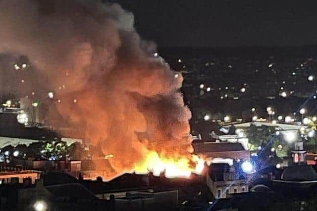 Pictures from the scene on August 22