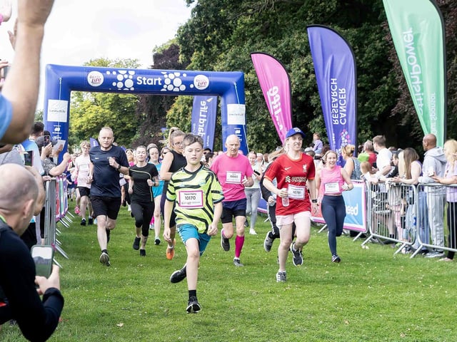Abington Park turned pink on Sunday July 14 for the 3k and 5k Race for Life events.