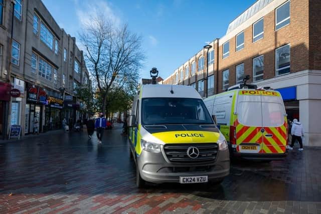 The van was deployed in Wellingborough, Kettering, and Northampton during November and December