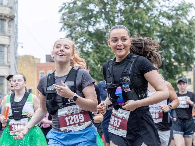 Hundreds of runners took part in the half marathon around the town on Sunday September 14.
