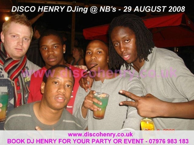 Nostalgic pictures from a night out in town