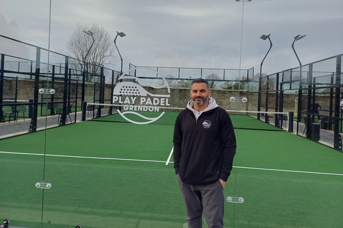 Joe Gradon New padel courts open in Northamptonshire village with bosses keen to ...