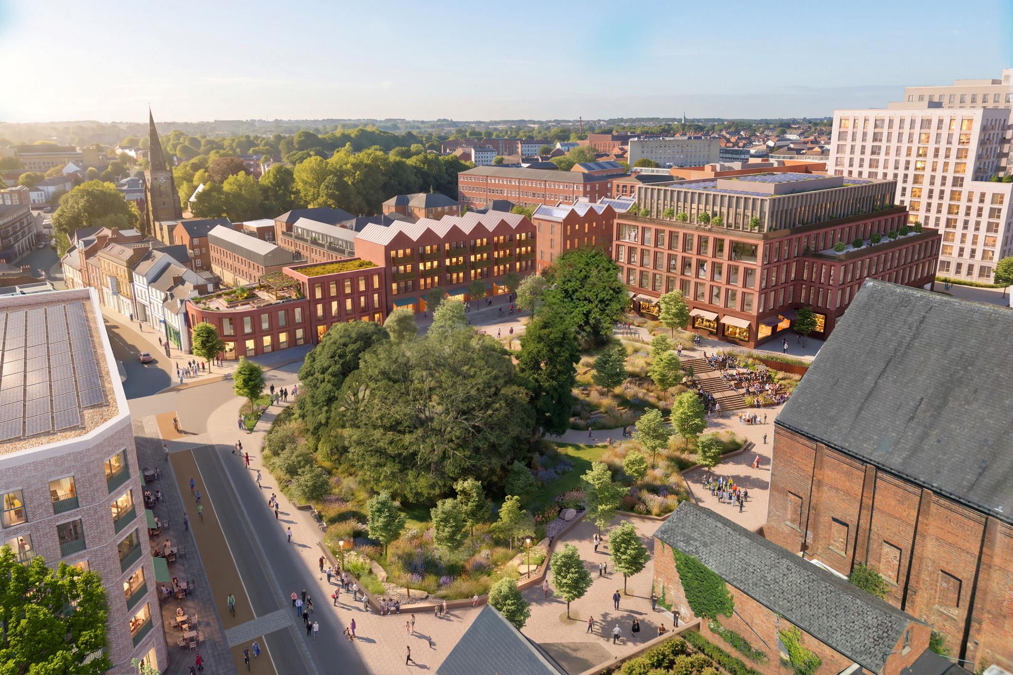 First homes at revamped Greyfriars in Northampton town centre 'ready for ...