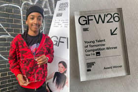 Jace Lothian won the Young Talent of Tomorrow competition in June, having come second in 2024, and his mother Jamie-Lee from the Northants Fashion and Textiles School has expressed her pride at his accomplishments.