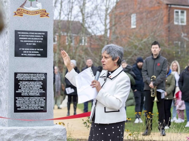 The memorial garden on land in the Simpson Manor housing development pays tribute to the Royal Pioneer Corp regiment, which was based at Simpson barracks. The garden was opened on November 19 with a service including veterans, the parish vicar and schoolchildren.