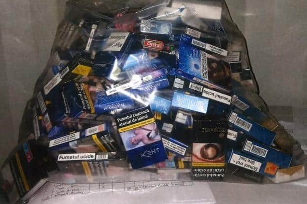 Here's some of the illegal cigarettes which were seized