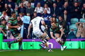 George Hendy and Saints ran riot against Bristol Bears at the Gardens in May (photo by Mark Thompson/Getty Images)