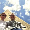Leo Webb and Cameron Brooks, both aged 20, will take on the challenge on August 31 and have already exceeded their £500 fundraising target for the Alzheimer’s Society.