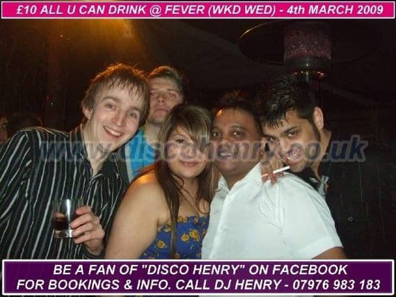 Nostalgic photos from a night out at Fever in March 2009.