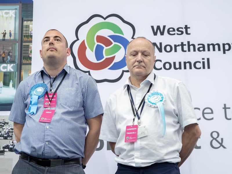 West Northamptonshire Council election count