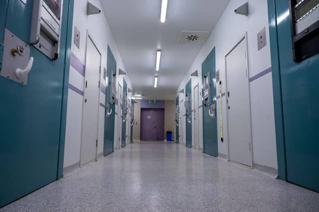 Inside one of the Custody Suites