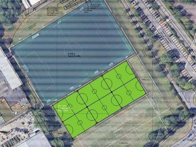 The new five-a-side pitches will be built on playing field land adjacent to the current 3G pitch at Northampton Academy.