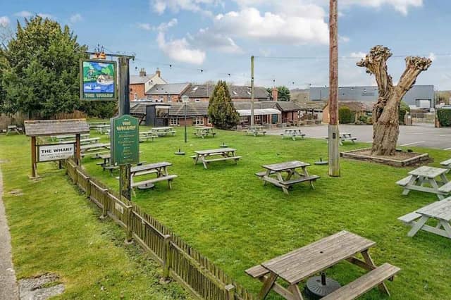 The Wharf, in the village of Bugbrooke and formerly owned by the McManus Pub Company, is on the market for £595,000.
