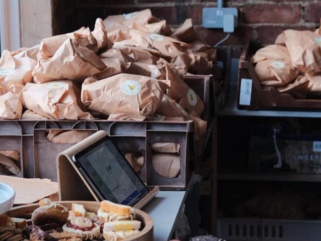 The popular sandwich shop had given all the sandwiches away by 11.30am, just two-and-a-half hours after opening to a queue of people.