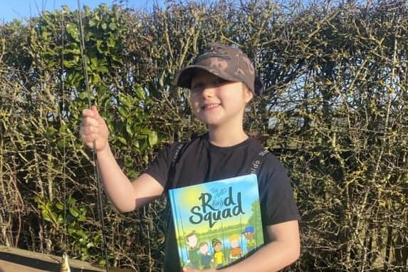Nancy, aged nine, The Rod Squad book.