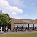 An artist's impression of the proposed site
