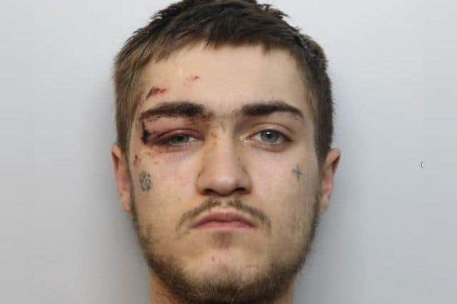Leon Wykes was jailed by a Northampton Crown Court judge after admitting stealing from Boots and Morrison's.