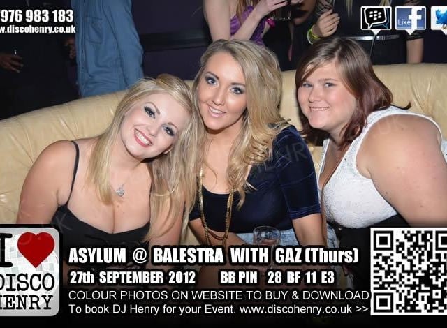 Nostalgic pictures from a 2012 night out at Balestra