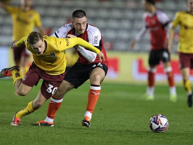 Struggled to establish himself physically in midfield, particularly in the first half when he was out-muscled on several occasions. Improved after the break but soon made way for Sowerby... 6