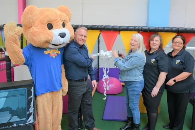 The official unveiling of the revamped Berzerk Soft Play on Monday October 10.
