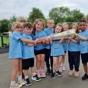 Pupils across East Midlands Academy Trust take part in the EMAT Torch Relay
