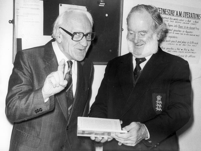 Stanley Unwin and Godfrey Evans 1985