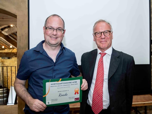 Roade took bronze in the creative use award.