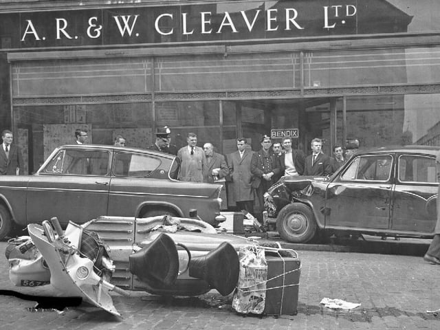Crash in Wood Street April 23, 1962