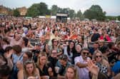 Fans watching acts perform on the last day of the Live at the Abbey series in the grounds of Delapré Abbey in Northampton on Friday, July 24, 2026. Photo by David Jackson.