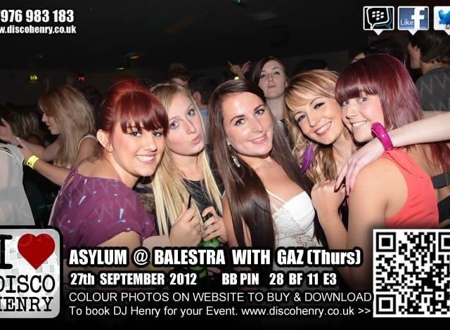 Nostalgic pictures from a 2012 night out at Balestra