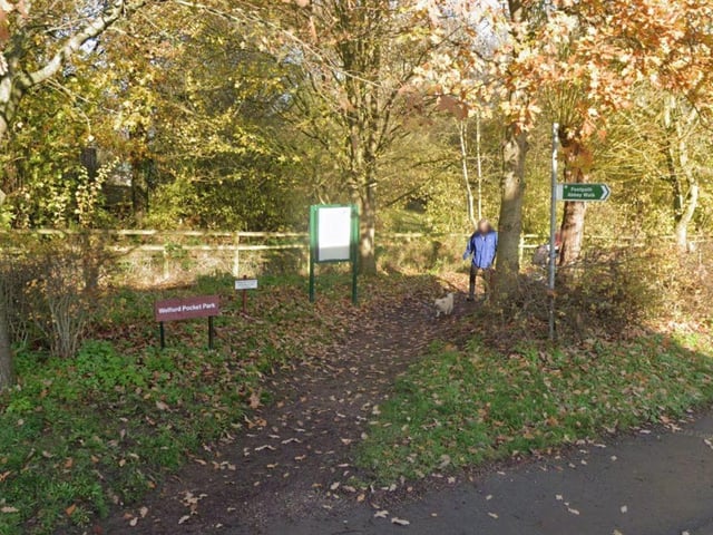 WNC intends to transfer Welford Pocket Park to the Parish Council for £1. Credit: Google