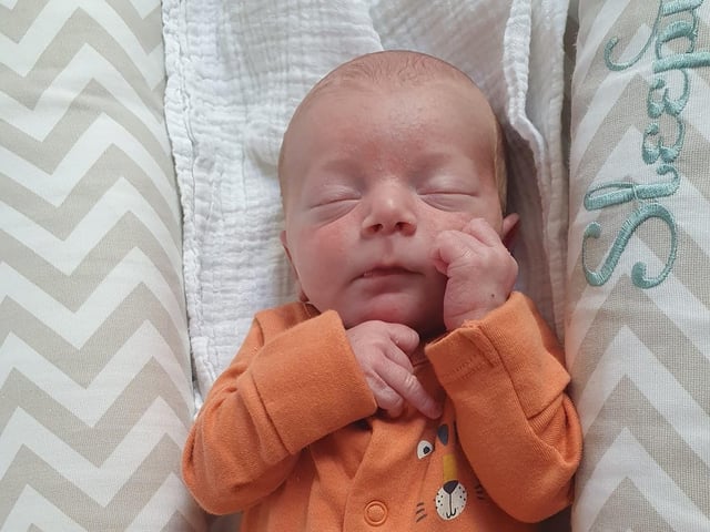 Reggie David Alan born on August 25 weighing 5lbs 4oz.