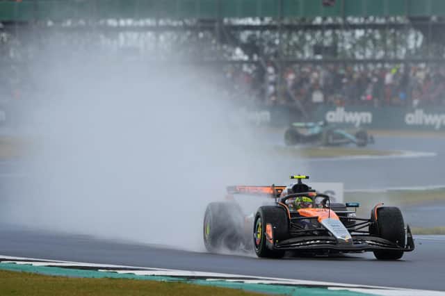 Lando Norris won the 2025 British Grand Prix and later won the World Drivers' Championship. (Photo by Alex Bierens de Haan/Getty Images)
