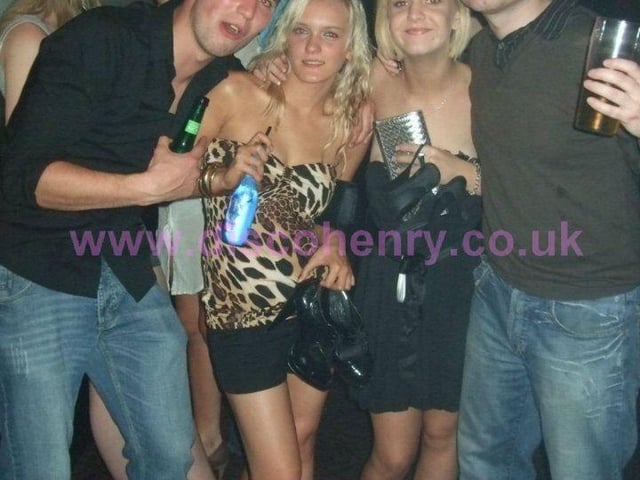 Nostalgic pictures from a night out in town