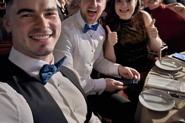 ETC team celebrating their success at National Fitness Awards.
