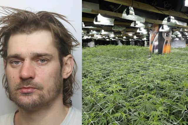 Mantas Pipiras (left) was sentenced after thousands of cannabis plants were found in the former Aspers casino.