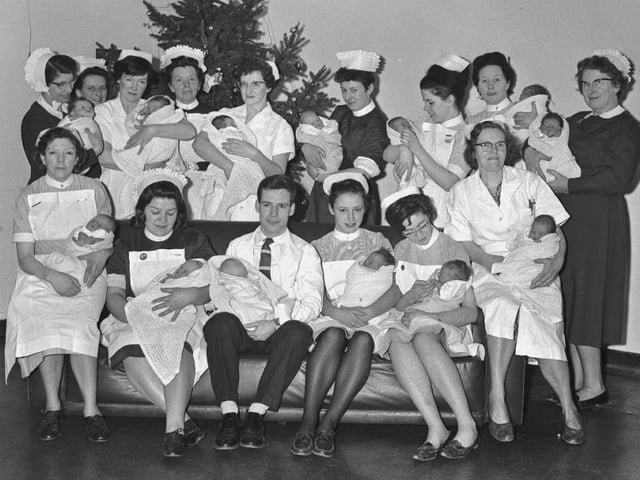 Christmas babies at the Barratt December 27, 1963