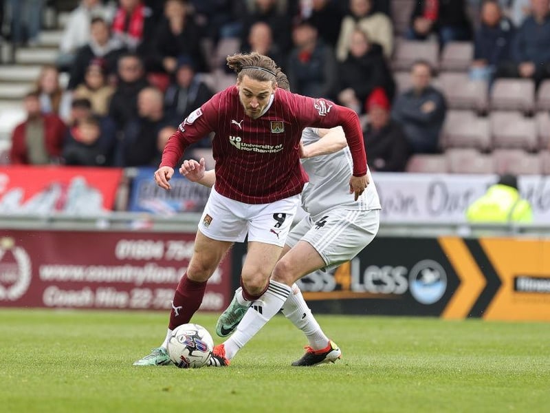 He made some good runs but wasn't always found. Denied a certain goal when his shot was inadvertently blocked by a team-mate before half-time. Had very little space to operate in once Exeter dropped off... 6