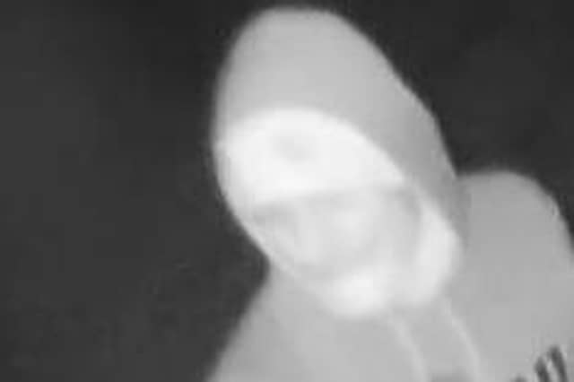 Police would like to speak to the man in the image.
