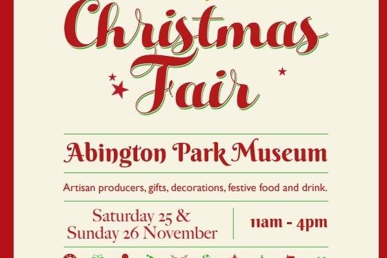 Taking place on November 25 and 26, the museum will offer a wide range of artisan producers and crafters offering quality gifts, decorations and festive food and drink. Admission is free.