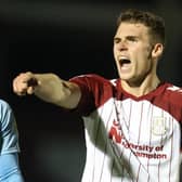 Max Dyche was delighted to wear the captain's armband in the Cobblers' Papa John's Trophy clash with Cambridge United (Picture: Pete Norton)