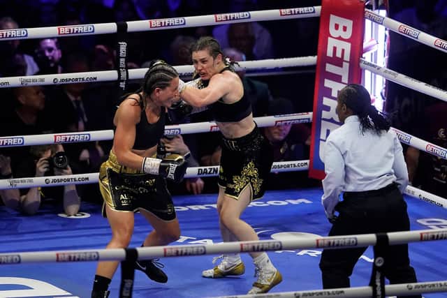 Chantelle Cameron was a deserved winner against Katie Taylor in the first fight in May (Picture: Dave Thompson / Matchroom Boxing)