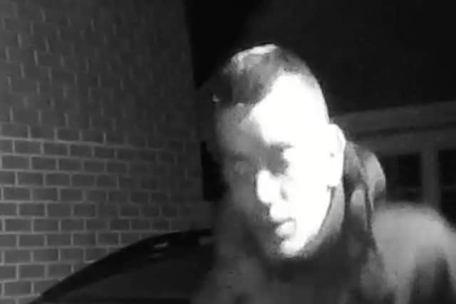 Police would like to speak to the man in the image.