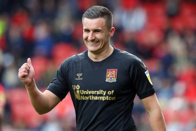 Aaron McGowan is loving life at Northampton