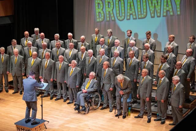 Northampton Male Voice Choir performing at the Cripps Theatre, Northampton. May 2022