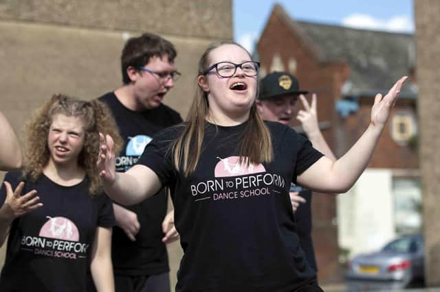 Born To Perform group performing at The Sweet Bee retro sweet shop in Kingsthorpe at its official opening in September 2021.